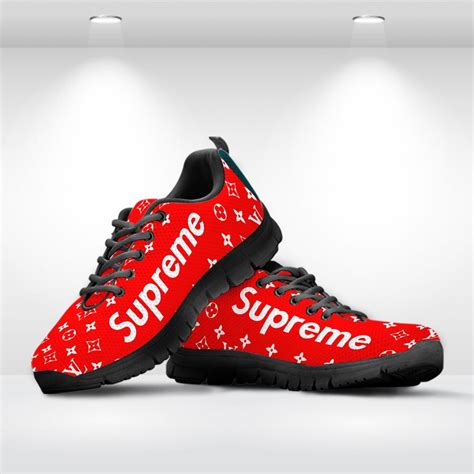 supreme lv shoe box|Louis Vuitton supreme shoes.